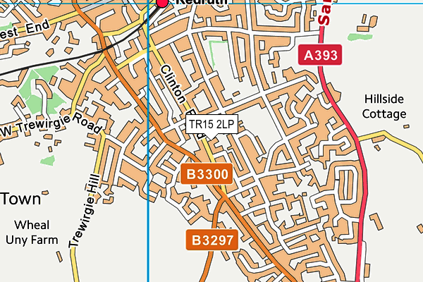 TR15 2LP map - OS VectorMap District (Ordnance Survey)