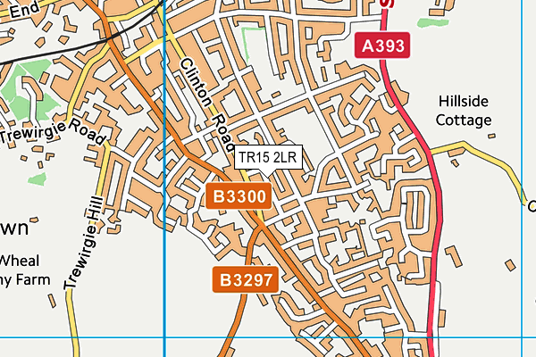 TR15 2LR map - OS VectorMap District (Ordnance Survey)