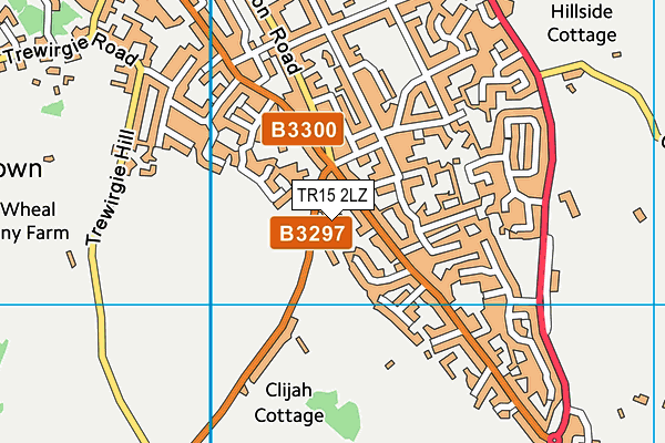 TR15 2LZ map - OS VectorMap District (Ordnance Survey)