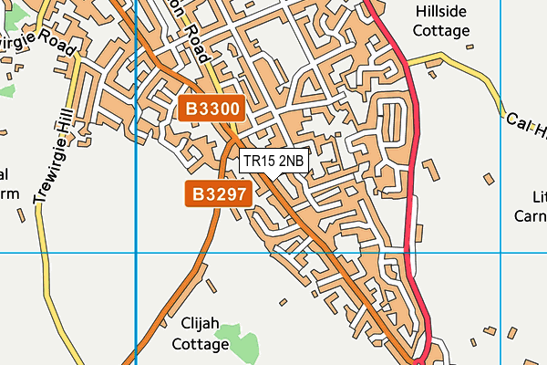 TR15 2NB map - OS VectorMap District (Ordnance Survey)