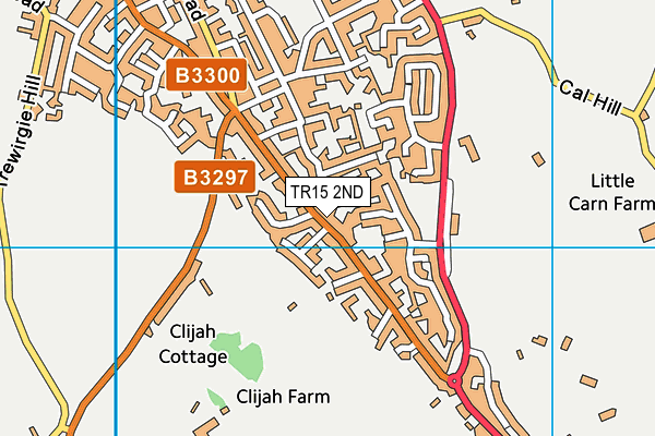 TR15 2ND map - OS VectorMap District (Ordnance Survey)