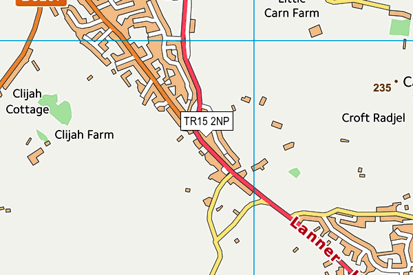 TR15 2NP map - OS VectorMap District (Ordnance Survey)