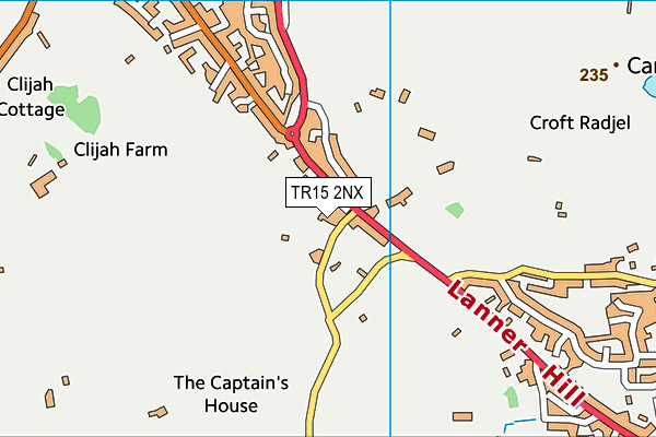 TR15 2NX map - OS VectorMap District (Ordnance Survey)