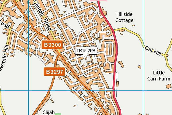 TR15 2PB map - OS VectorMap District (Ordnance Survey)