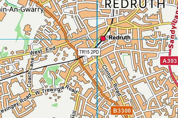 TR15 2PD map - OS VectorMap District (Ordnance Survey)