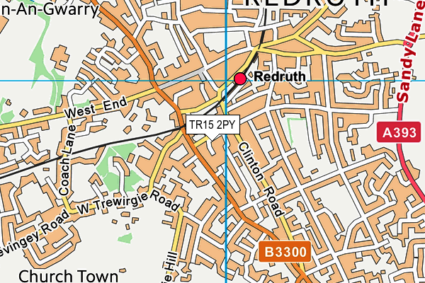 TR15 2PY map - OS VectorMap District (Ordnance Survey)