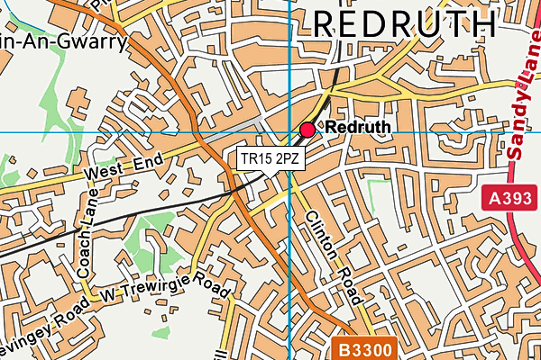 TR15 2PZ map - OS VectorMap District (Ordnance Survey)