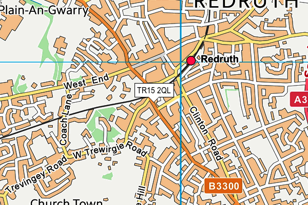 TR15 2QL map - OS VectorMap District (Ordnance Survey)