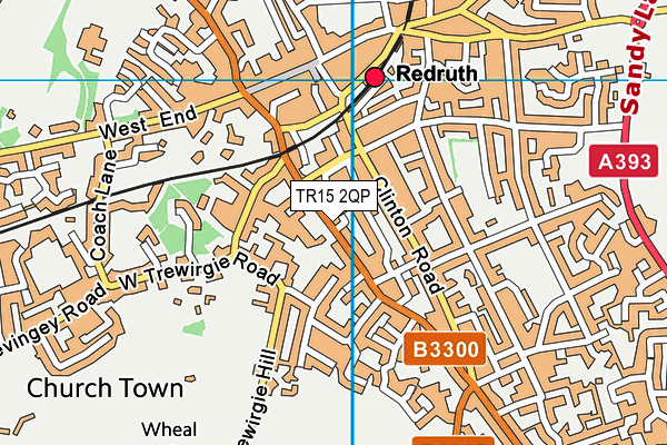 TR15 2QP map - OS VectorMap District (Ordnance Survey)