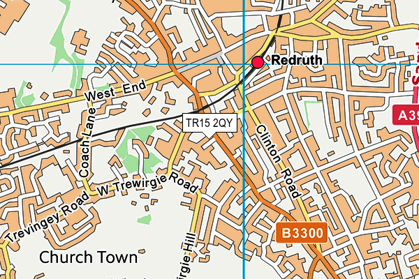 TR15 2QY map - OS VectorMap District (Ordnance Survey)