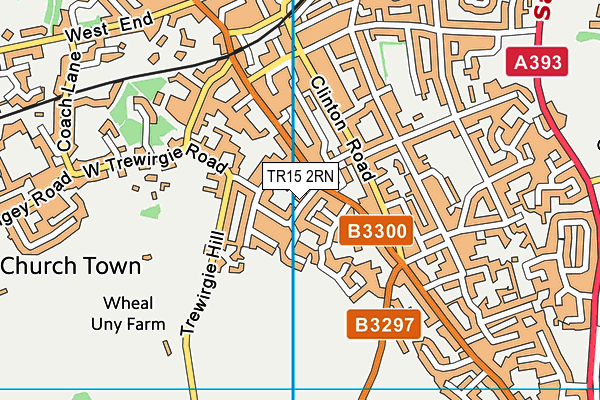 TR15 2RN map - OS VectorMap District (Ordnance Survey)