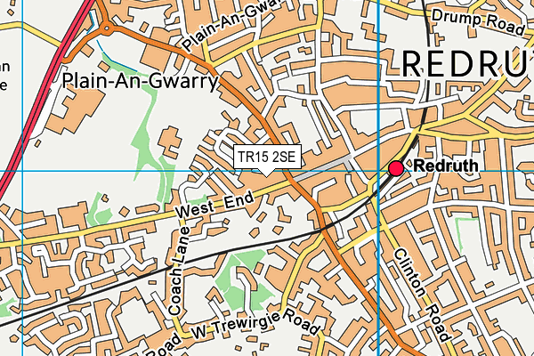 TR15 2SE map - OS VectorMap District (Ordnance Survey)