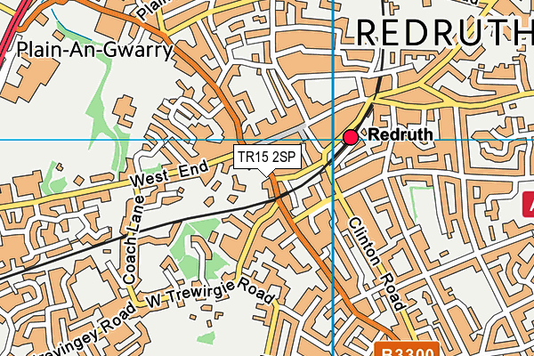 TR15 2SP map - OS VectorMap District (Ordnance Survey)