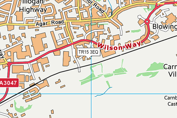 TR15 3EQ map - OS VectorMap District (Ordnance Survey)