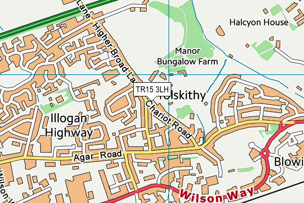 TR15 3LH map - OS VectorMap District (Ordnance Survey)