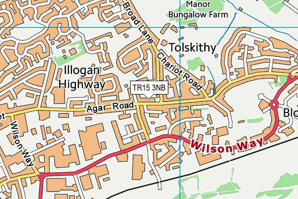 TR15 3NB map - OS VectorMap District (Ordnance Survey)