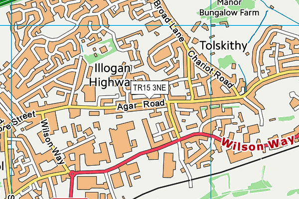 TR15 3NE map - OS VectorMap District (Ordnance Survey)