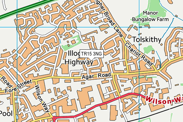 TR15 3NG map - OS VectorMap District (Ordnance Survey)