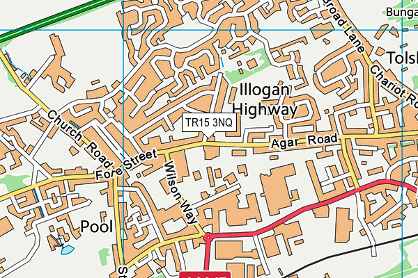 TR15 3NQ map - OS VectorMap District (Ordnance Survey)