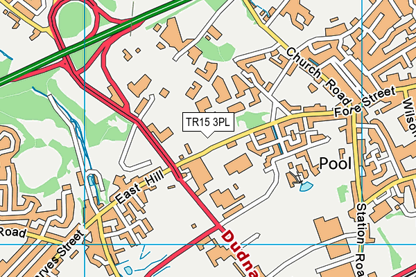 TR15 3PL map - OS VectorMap District (Ordnance Survey)