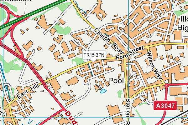 TR15 3PN map - OS VectorMap District (Ordnance Survey)