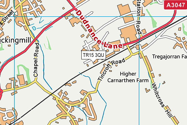 Map of ORCHARD HOUSING DEVELOPMENTS LTD at district scale