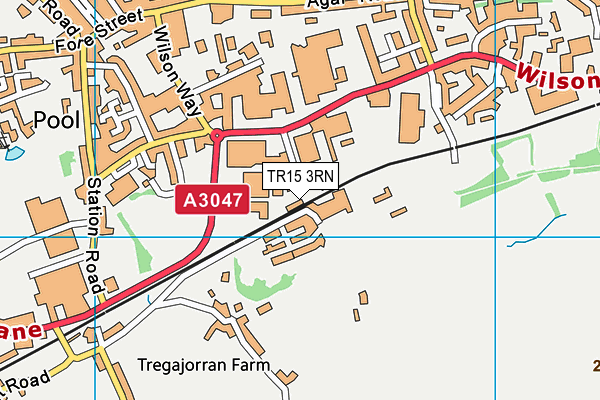 TR15 3RN map - OS VectorMap District (Ordnance Survey)