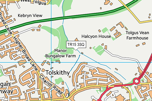 TR15 3SQ map - OS VectorMap District (Ordnance Survey)