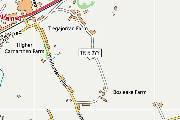 TR15 3YY map - OS VectorMap District (Ordnance Survey)