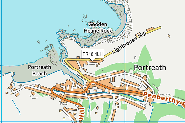 TR16 4LH map - OS VectorMap District (Ordnance Survey)