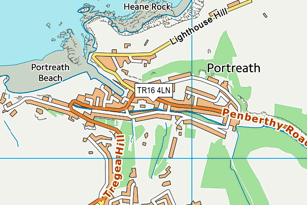 TR16 4LN map - OS VectorMap District (Ordnance Survey)