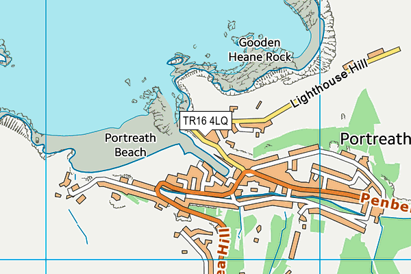 TR16 4LQ map - OS VectorMap District (Ordnance Survey)