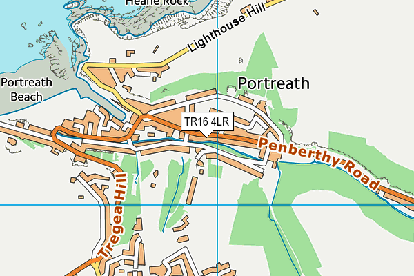 TR16 4LR map - OS VectorMap District (Ordnance Survey)