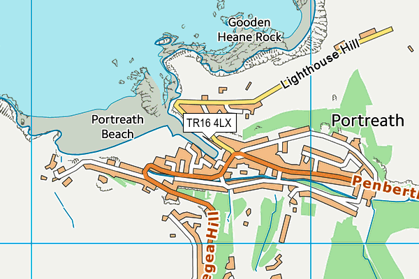 TR16 4LX map - OS VectorMap District (Ordnance Survey)