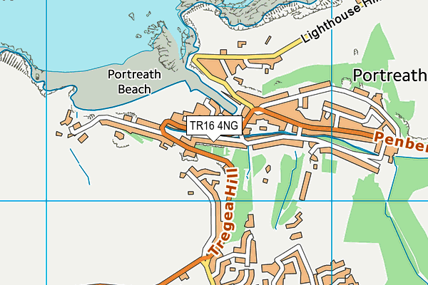 TR16 4NG map - OS VectorMap District (Ordnance Survey)