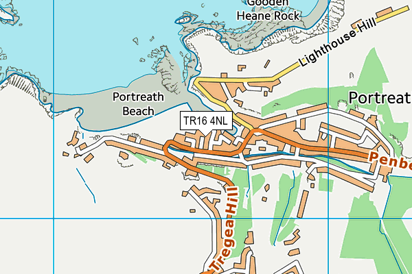 TR16 4NL map - OS VectorMap District (Ordnance Survey)
