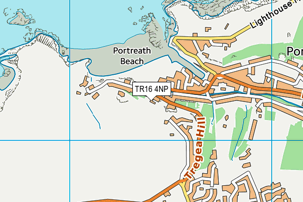 TR16 4NP map - OS VectorMap District (Ordnance Survey)