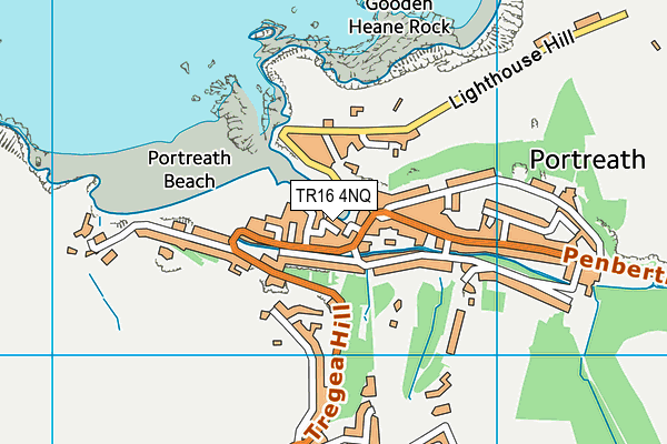 TR16 4NQ map - OS VectorMap District (Ordnance Survey)