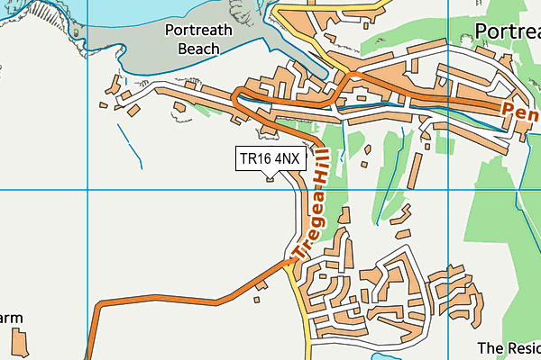 TR16 4NX map - OS VectorMap District (Ordnance Survey)