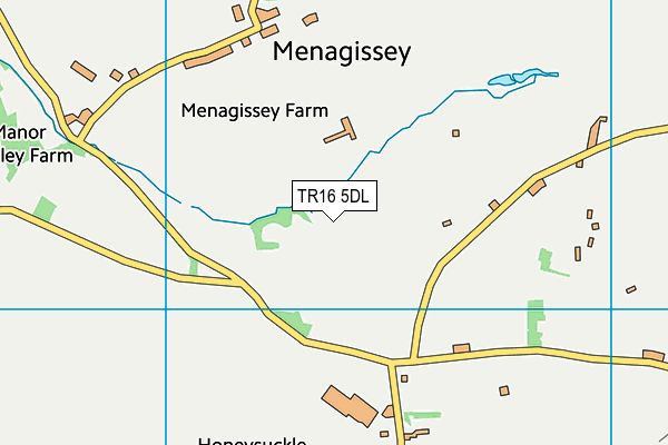 TR16 5DL map - OS VectorMap District (Ordnance Survey)