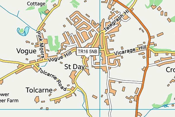 TR16 5NB map - OS VectorMap District (Ordnance Survey)