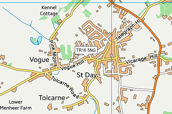 TR16 5NG map - OS VectorMap District (Ordnance Survey)