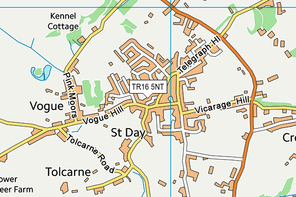 TR16 5NT map - OS VectorMap District (Ordnance Survey)