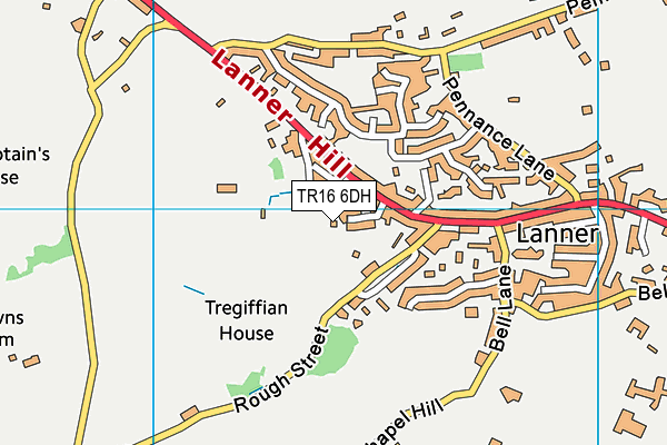 TR16 6DH map - OS VectorMap District (Ordnance Survey)