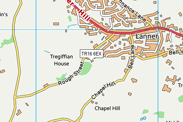 TR16 6EX map - OS VectorMap District (Ordnance Survey)