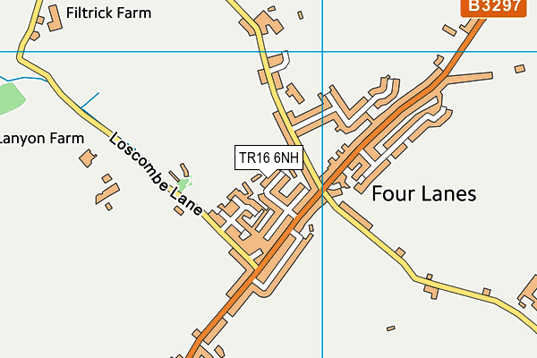 TR16 6NH map - OS VectorMap District (Ordnance Survey)