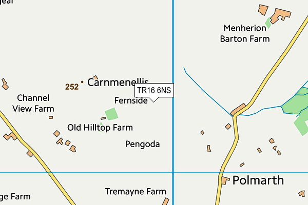 TR16 6NS map - OS VectorMap District (Ordnance Survey)