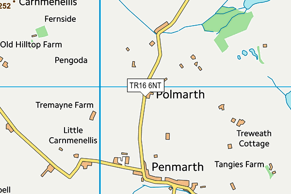 TR16 6NT map - OS VectorMap District (Ordnance Survey)