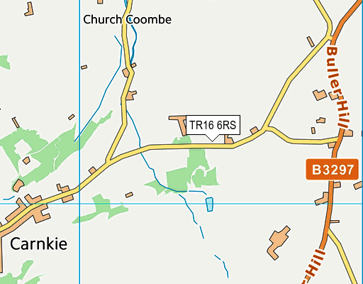 TR16 6RS map - OS VectorMap District (Ordnance Survey)