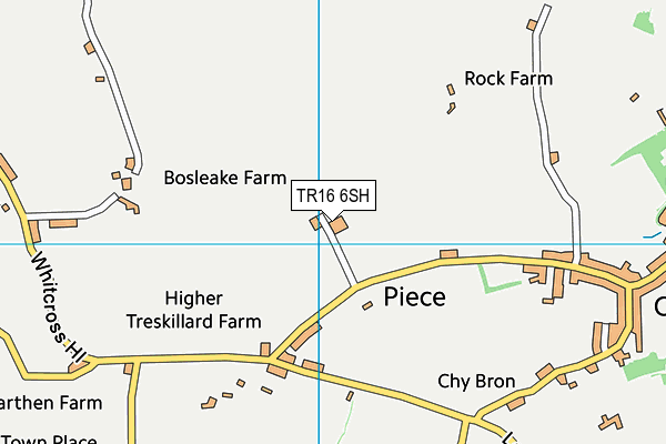 TR16 6SH map - OS VectorMap District (Ordnance Survey)